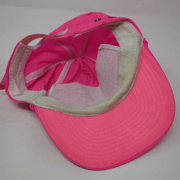 Mohr's Strapback 5 Panel Cap Pink One Size Adjustable Embroidered Rope - Picture 7 of 9